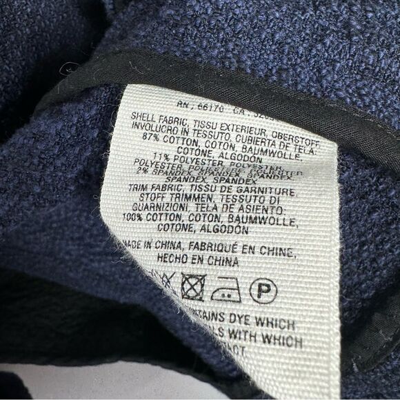 Anthropologie Cartonneir navy blazer size 12 - Picture 4 of 5